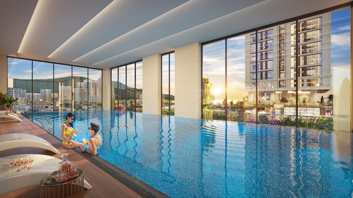 Sun Feliza Suites 5 1 bể bơi sun feliza suites